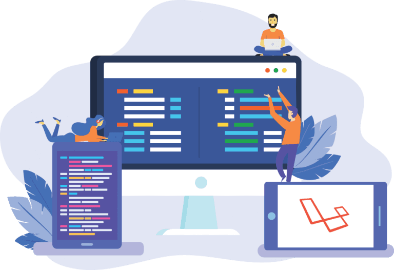 Laravel-Development-Company-vector-image-
