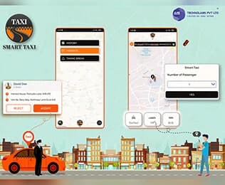 smart taxi portfolio slider