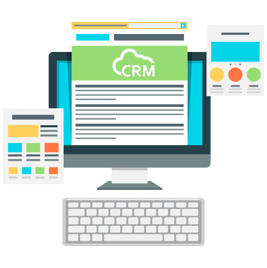 ais technolabs as a crm development company vector image