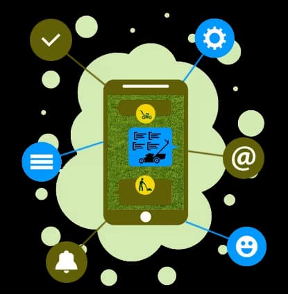 lawn mowing app like uber