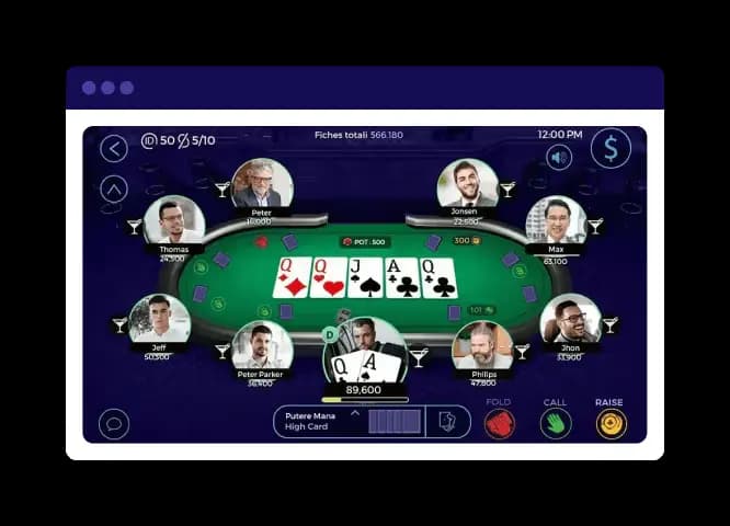 build poker software for website