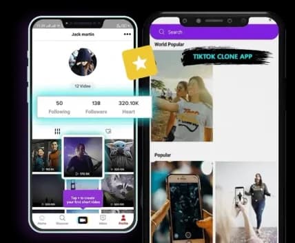 tiktok clone app