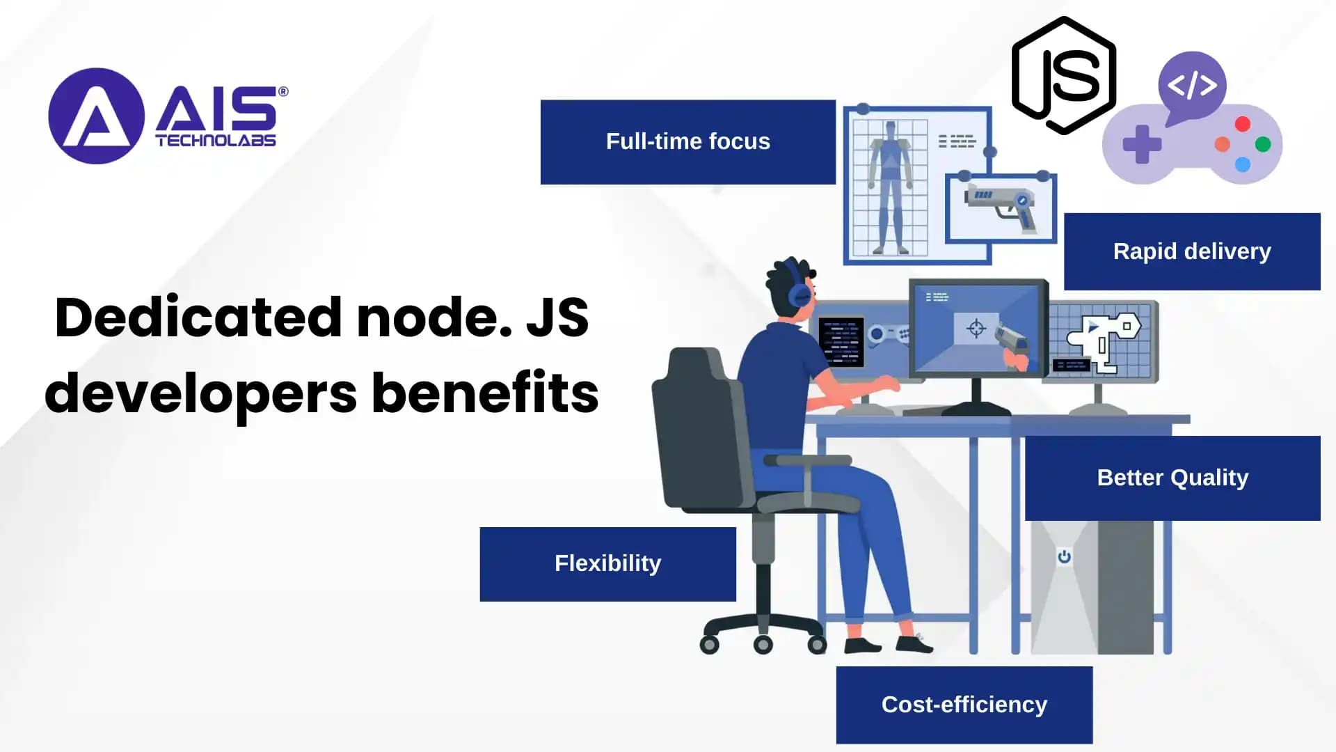 Dedicated node. JS developers benefits
