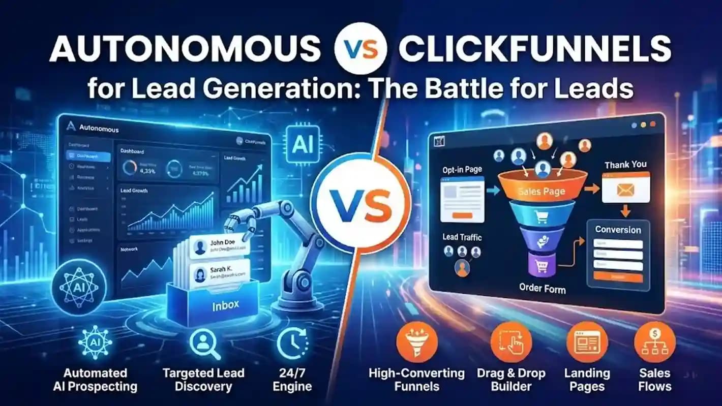 Autonomous vs ClickFunnels for Lead Generation