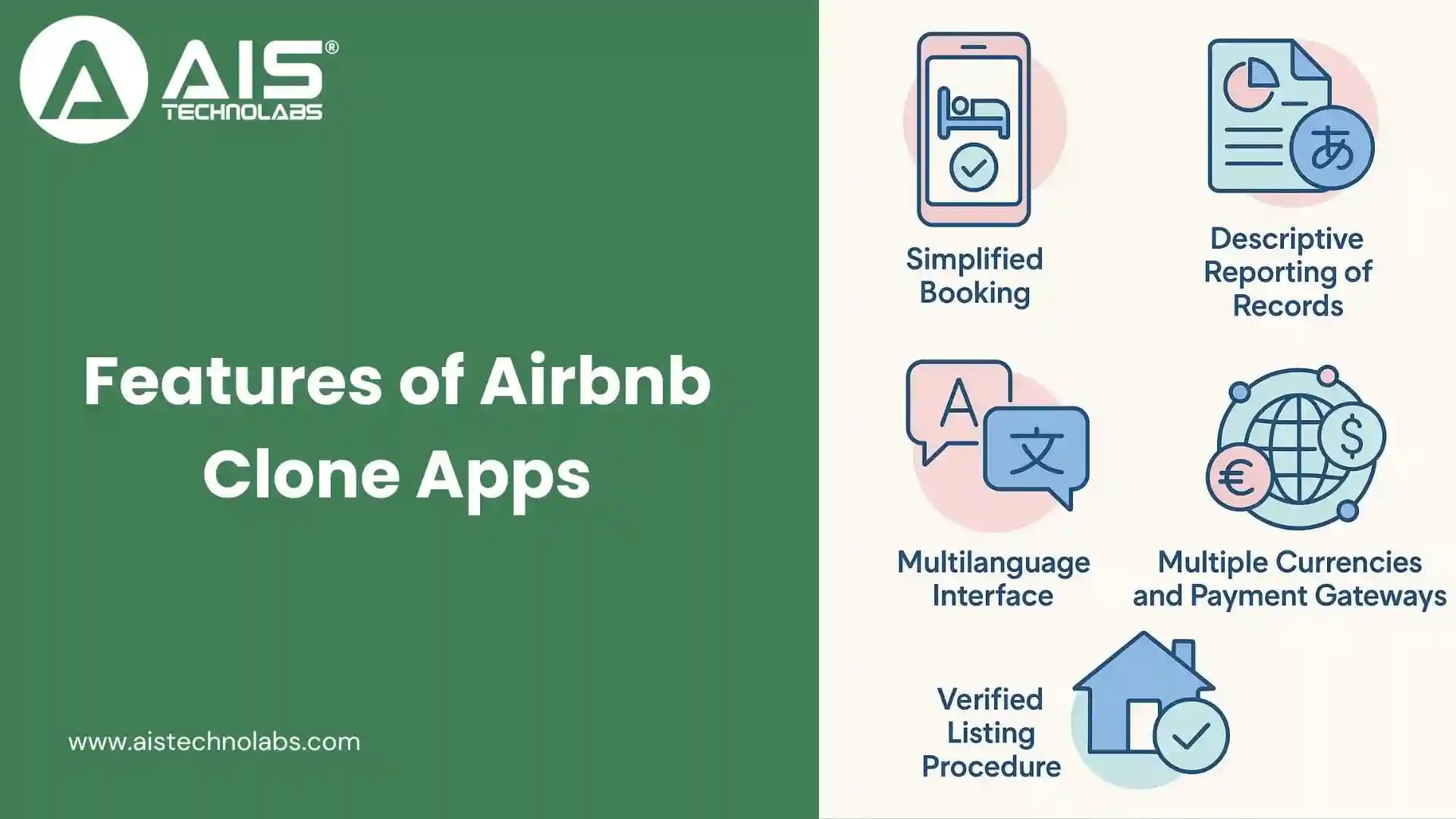 features of airbnb clone apps