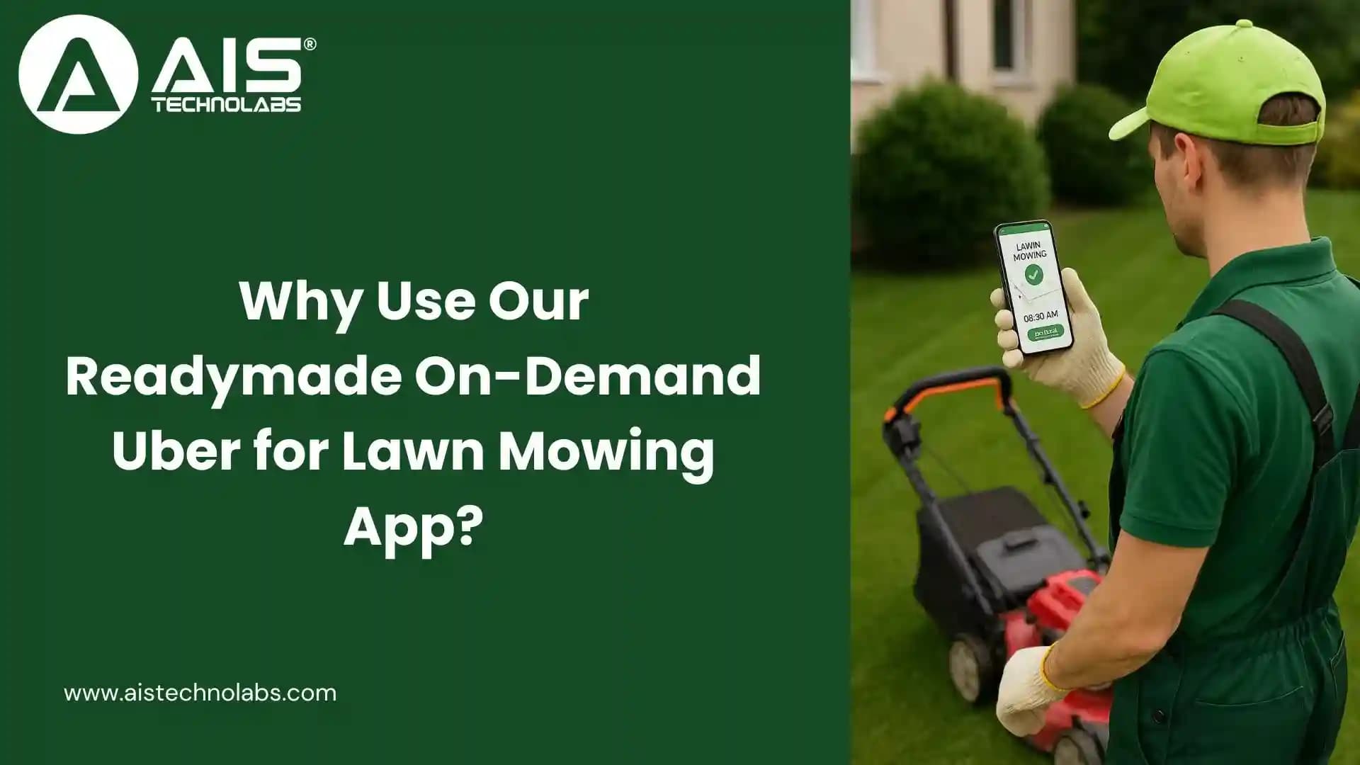 readymade on-demand uber for lawn mowing app