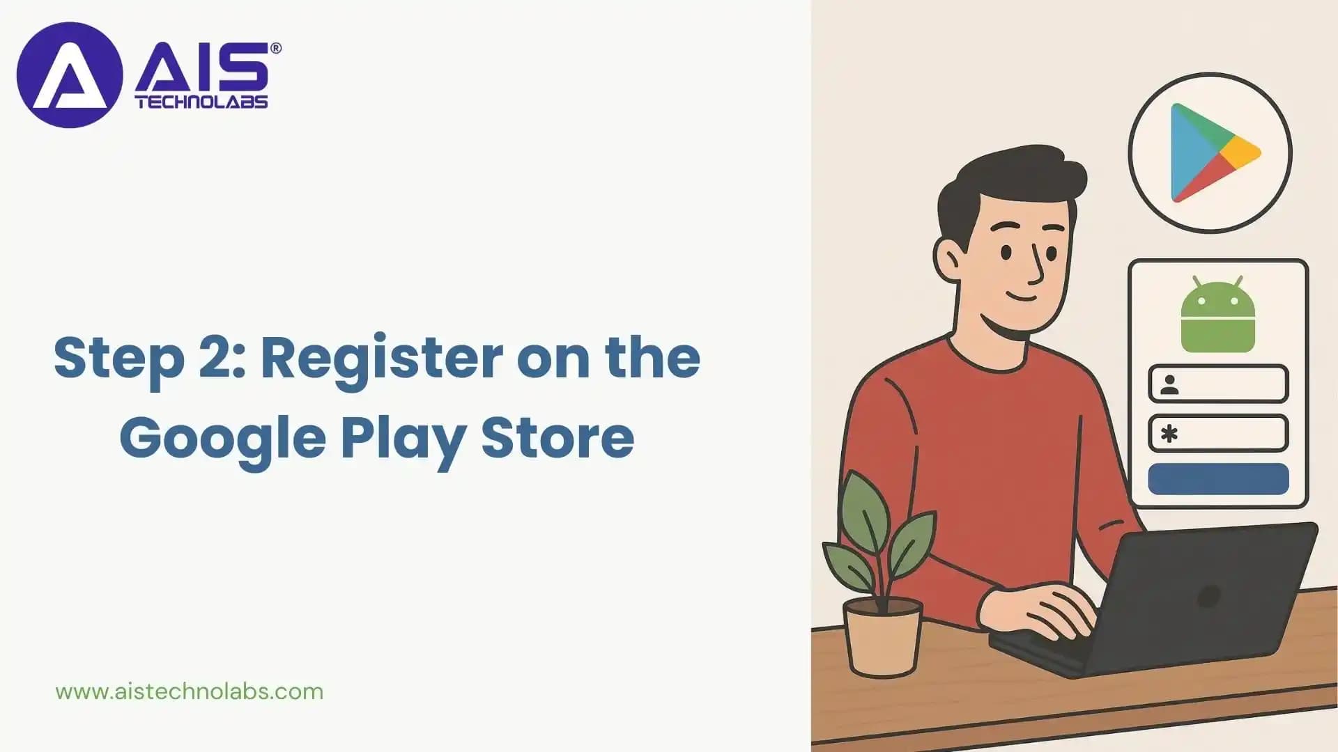 register on the google play store