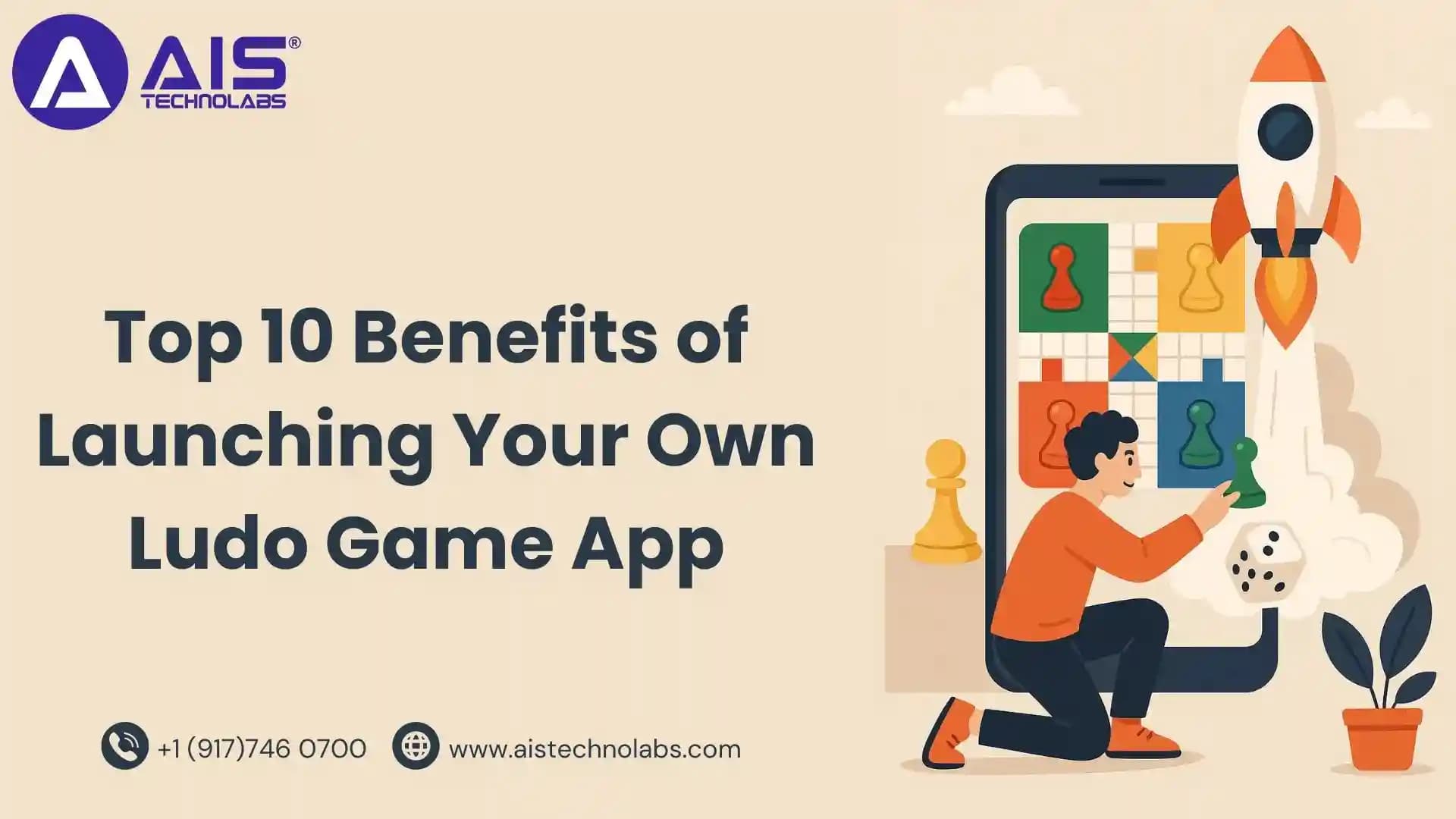 top benefits of launching your own ludo game app