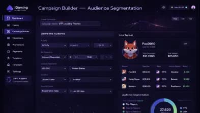 Campaign builder — audience segmentation