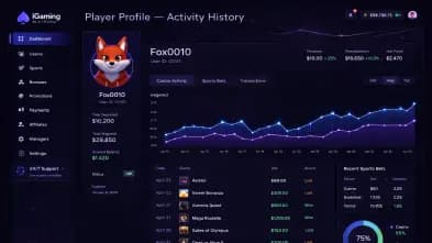 Player profile — activity history 