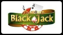 standard blackjack poker card game