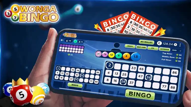 mobile bingo game screen