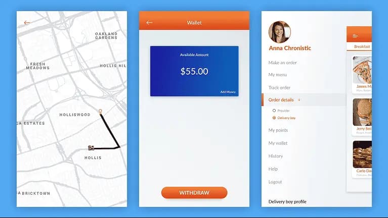 wallet - food delivery app clone