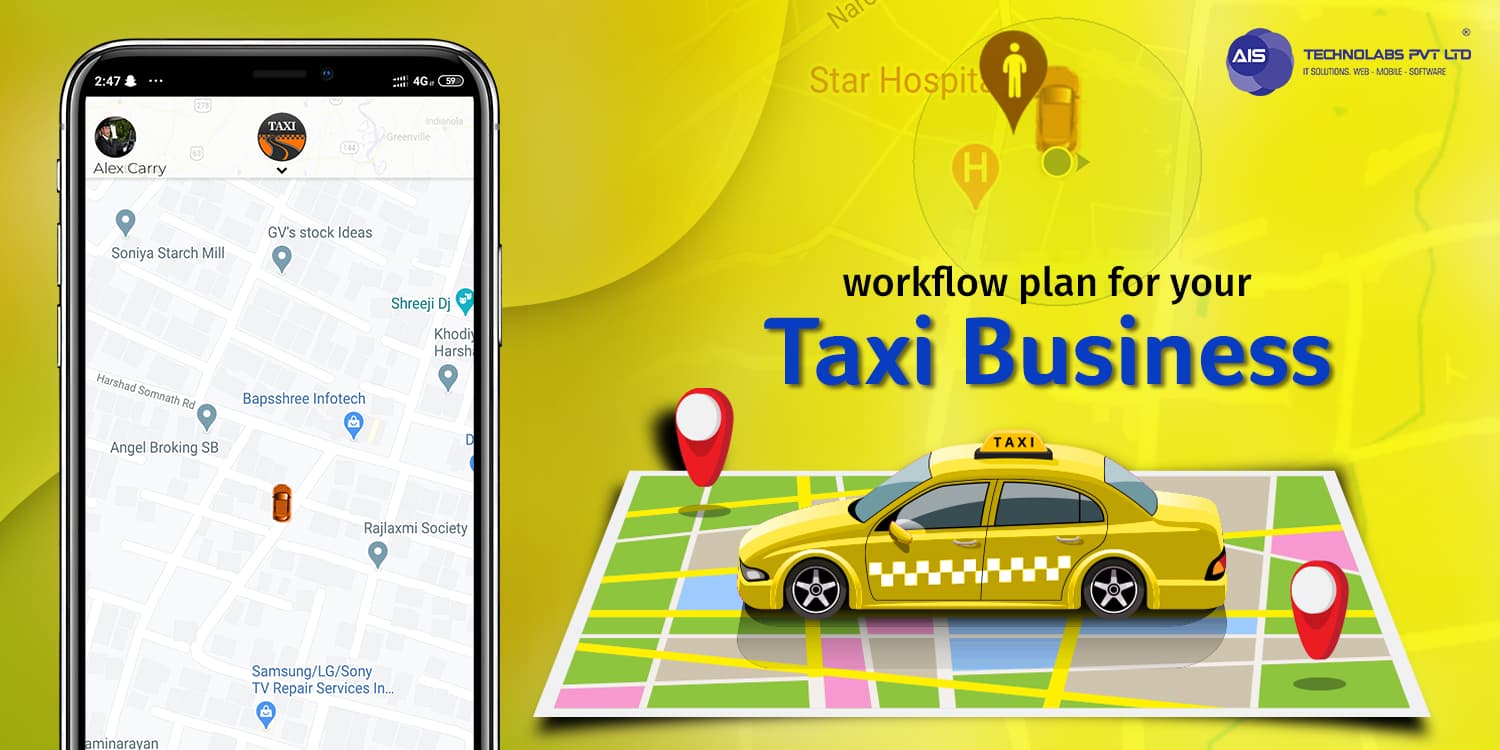 The workflow plan for your taxi business The workflow plan for your taxi business