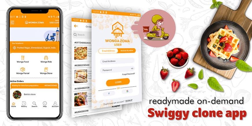 Why choose our readymade on demand Swiggy clone app readymade on demand Swiggy clone app
