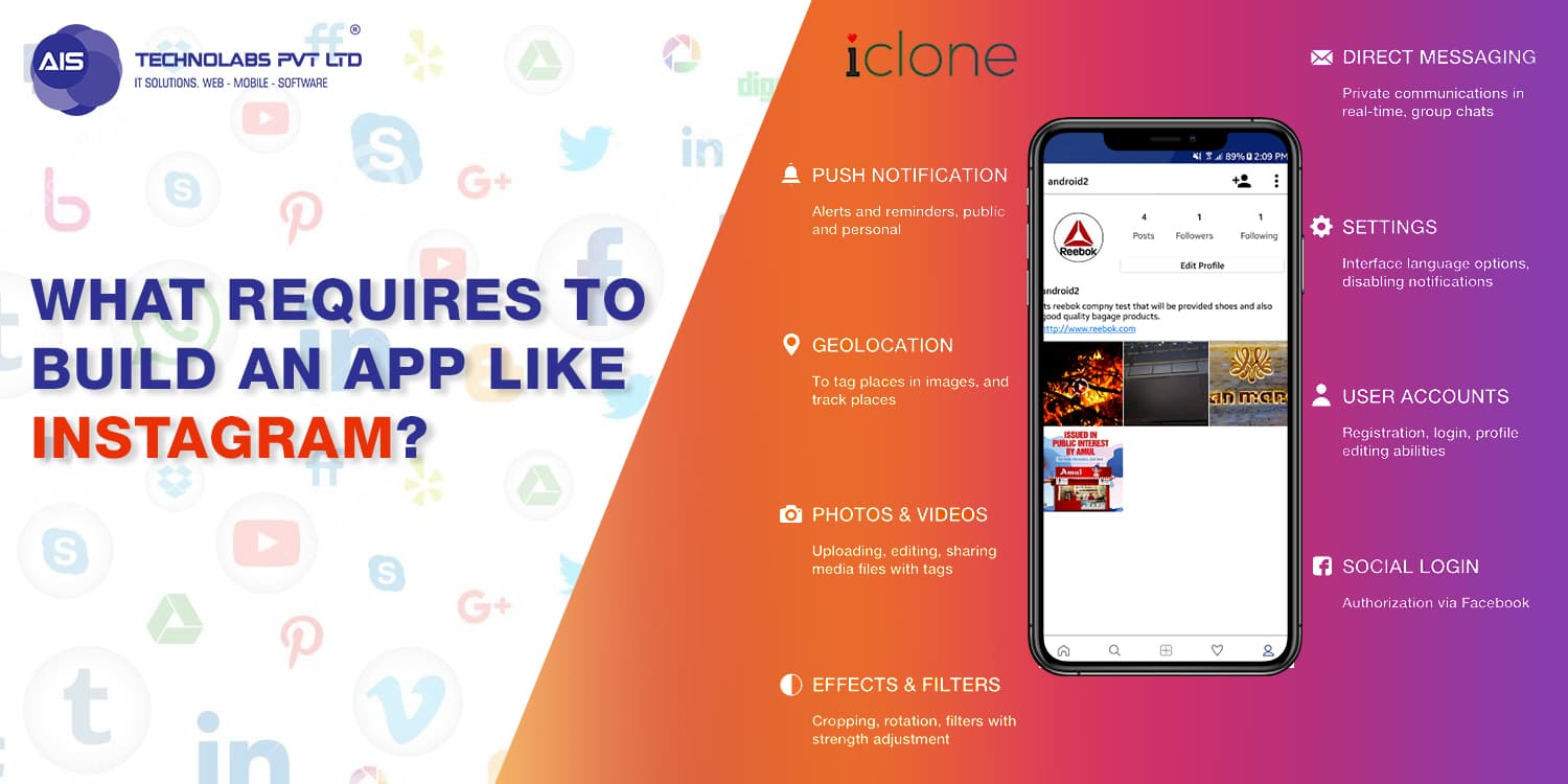 What requires To Build An App Like Instagram Build An App Like Instagram