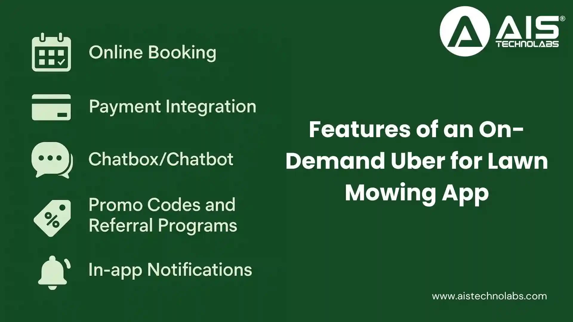 Features of an On-Demand Uber for Lawn Mowing App features of an on-demand uber for lawn mowing app