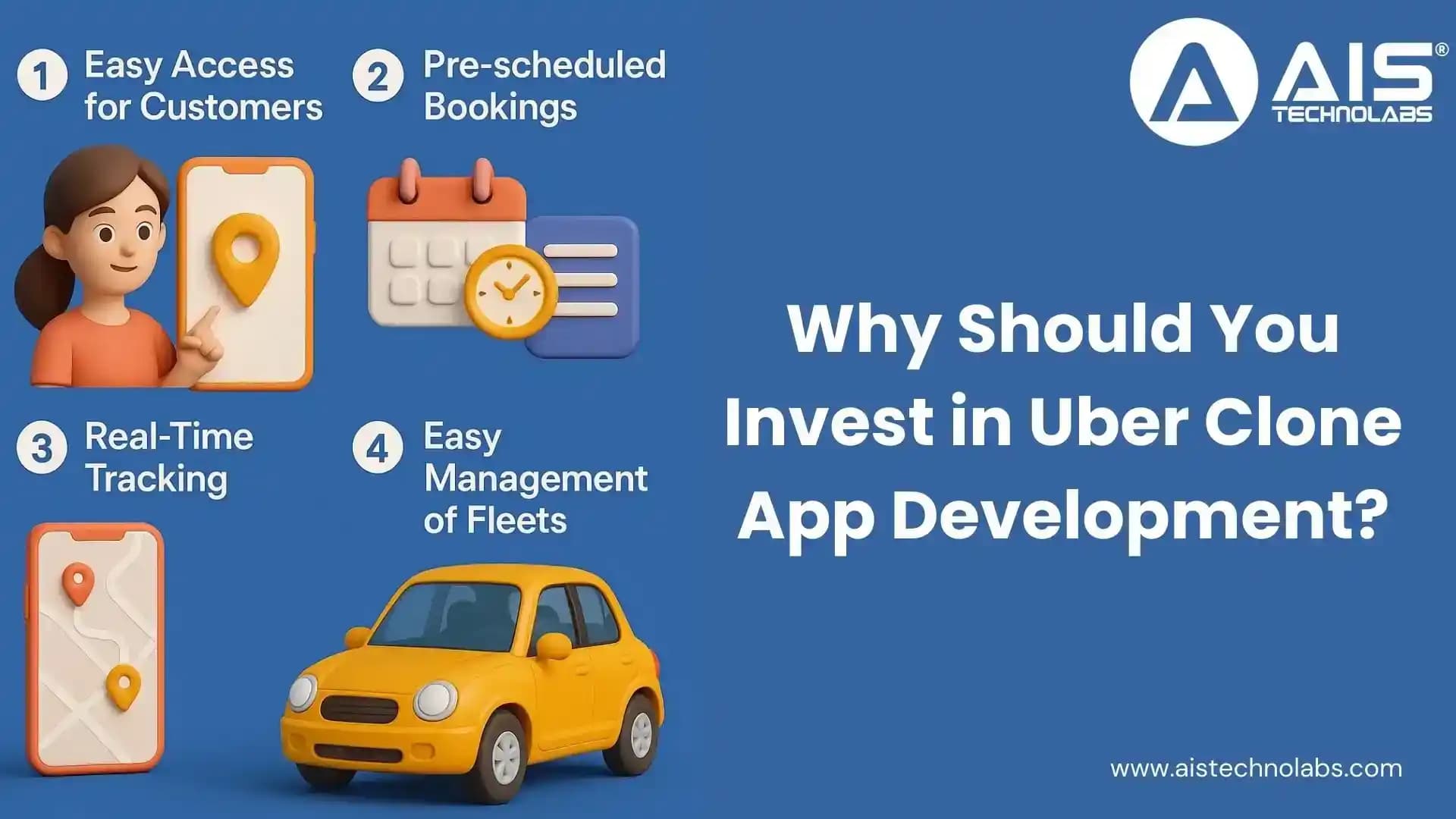 Why Should You Invest in Uber Clone App Development invest in uber clone app development