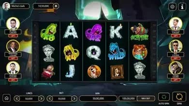 Ghost Mansion-theme Slot Game Screen for Slot Machine Game Interface ghost mansion-theme slot game screen for slot machine game interface