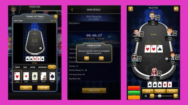 Online Casino Register, Setting, Lobby Screen online casino register, setting, lobby screen