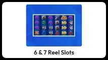 6 & 7 Reel Slots — slot machine animation category