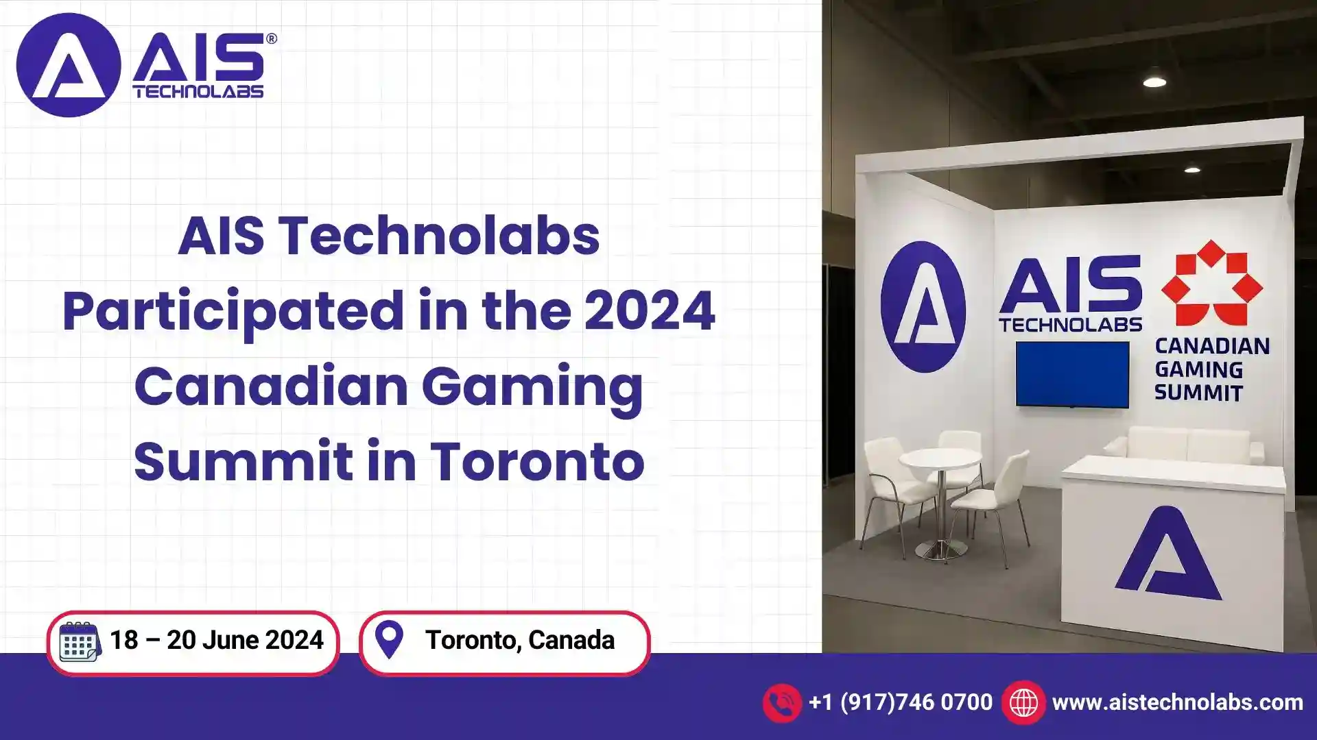 AIS Technolabs at 2024 Canadian Gaming Summit in Toronto