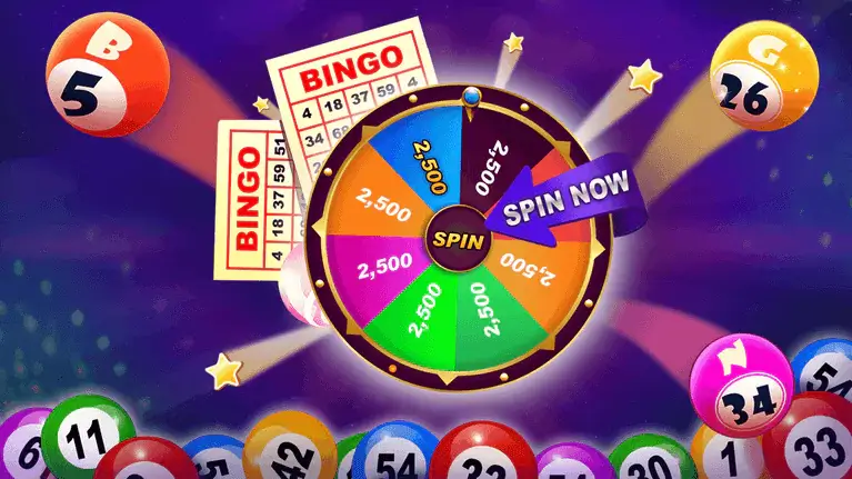 bingo star spinning wheel screen