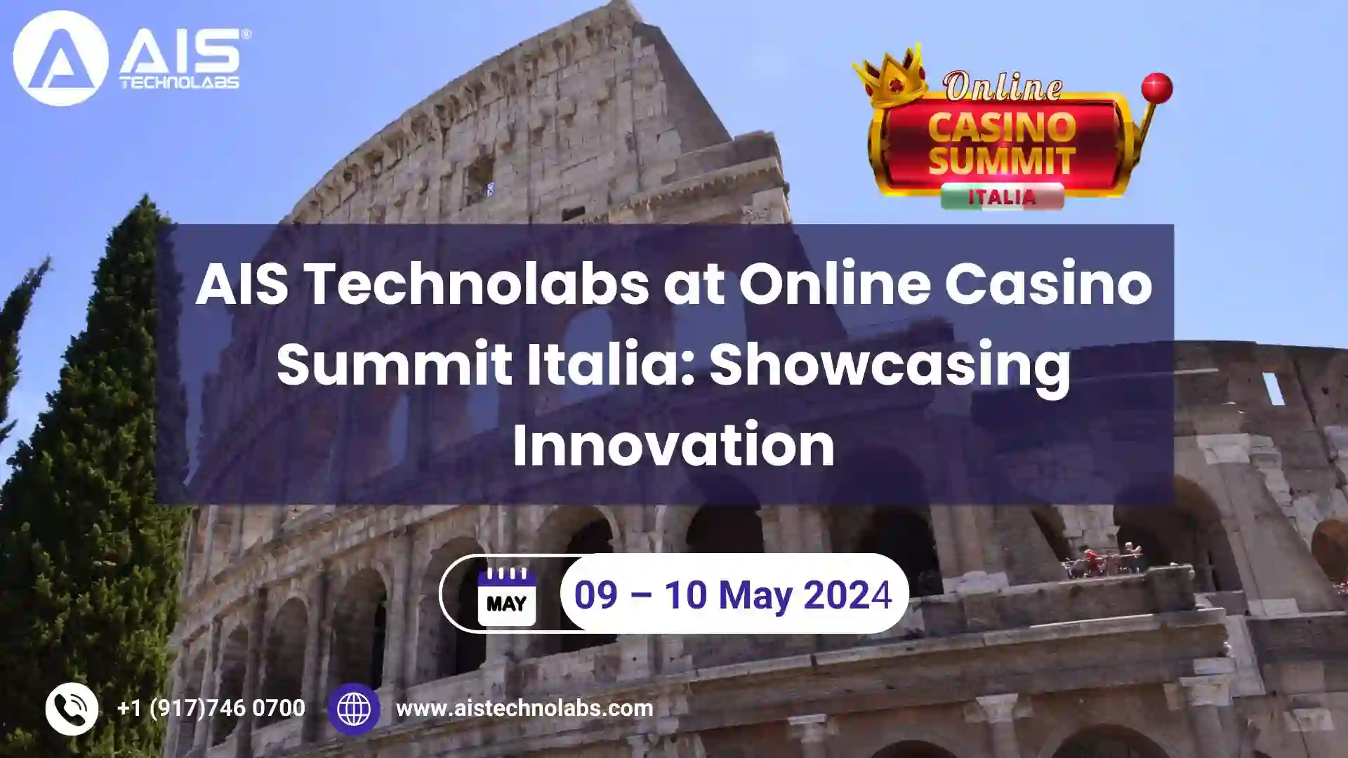 AIS Technolabs at Online Casino Summit Italia: Innovation in Gambling