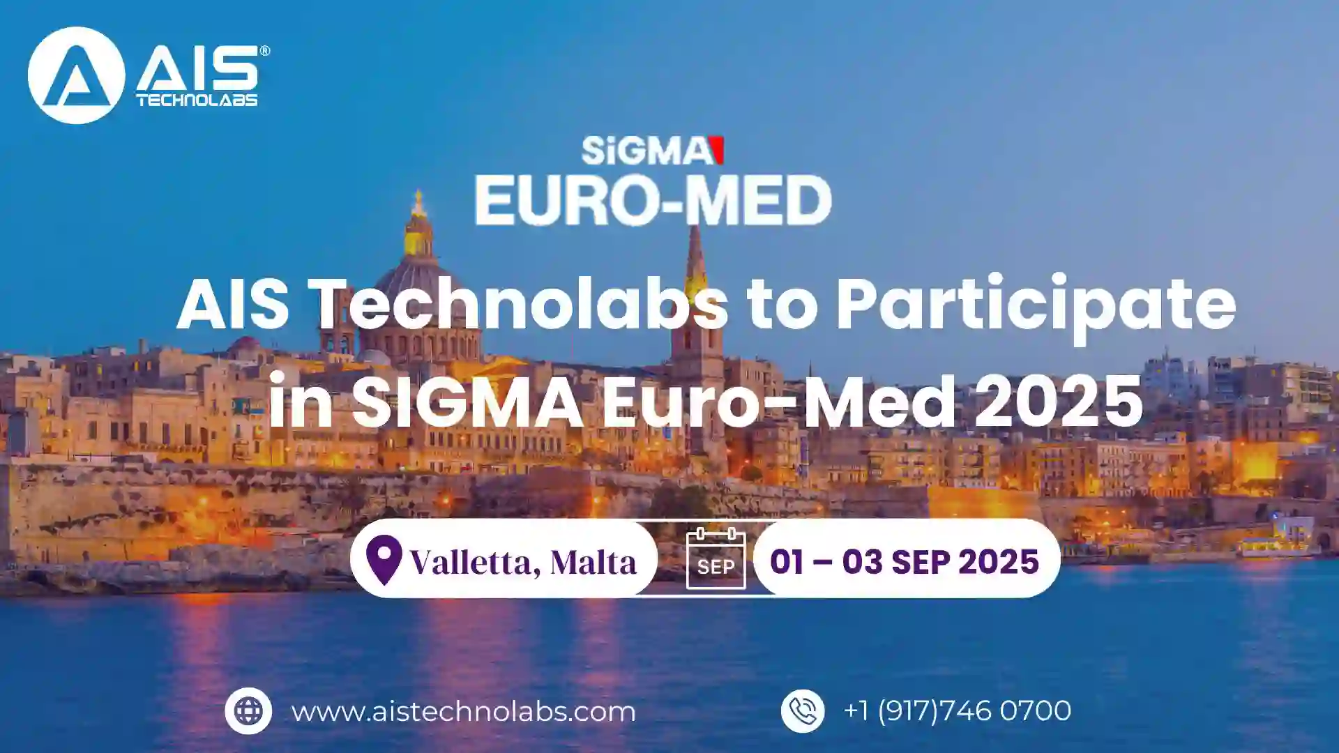 AIS Technolabs to Participate in SIGMA Euro-Med 2025