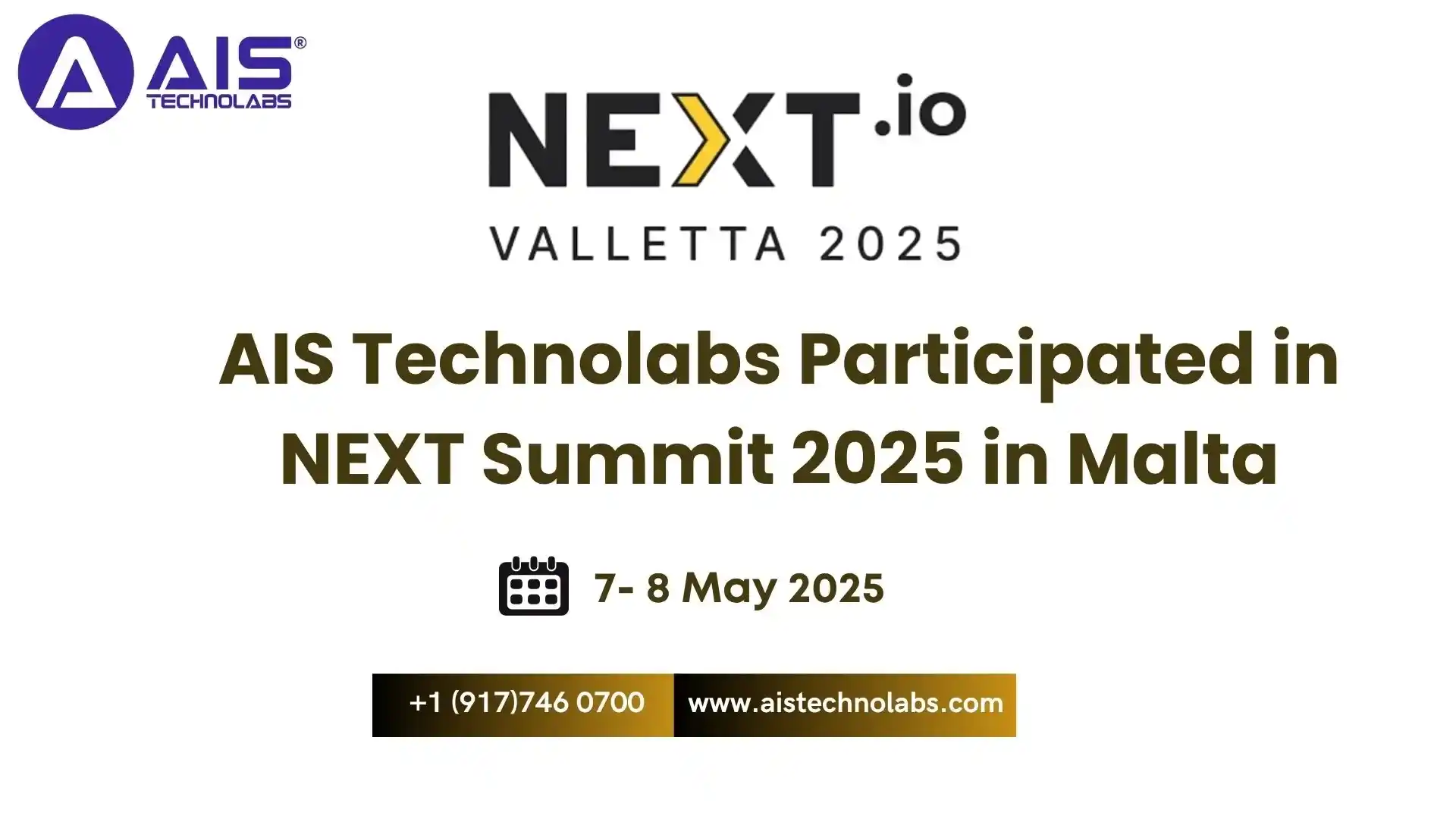 AIS Technolabs at NEXT Summit 2025 Malta - iGaming &amp; AI Insights