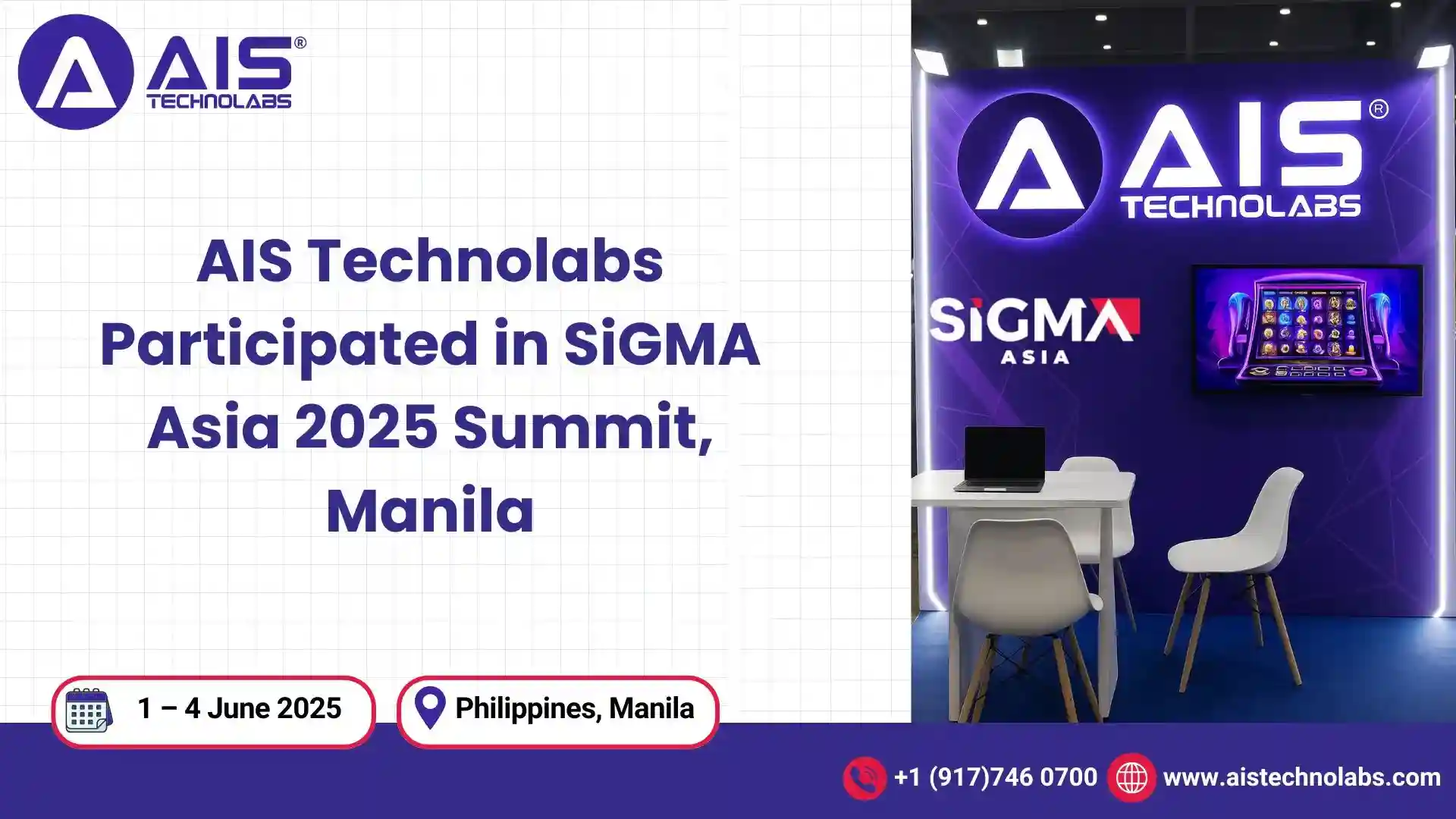 AIS Technolabs at SiGMA Asia 2025 Summit, Manila