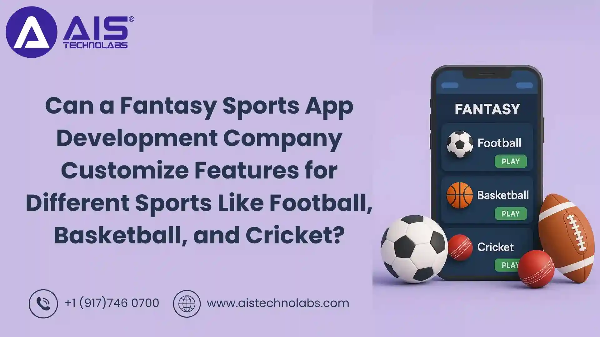 Custom Fantasy Sports App Development for Football, Basketball &amp; Cricket