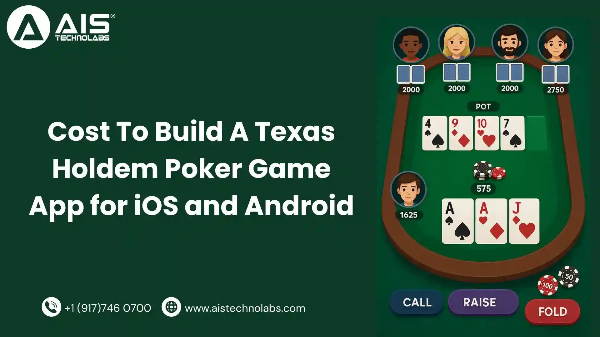 Cost to Build a Texas Holdem Poker Game App for iOS &amp; Android