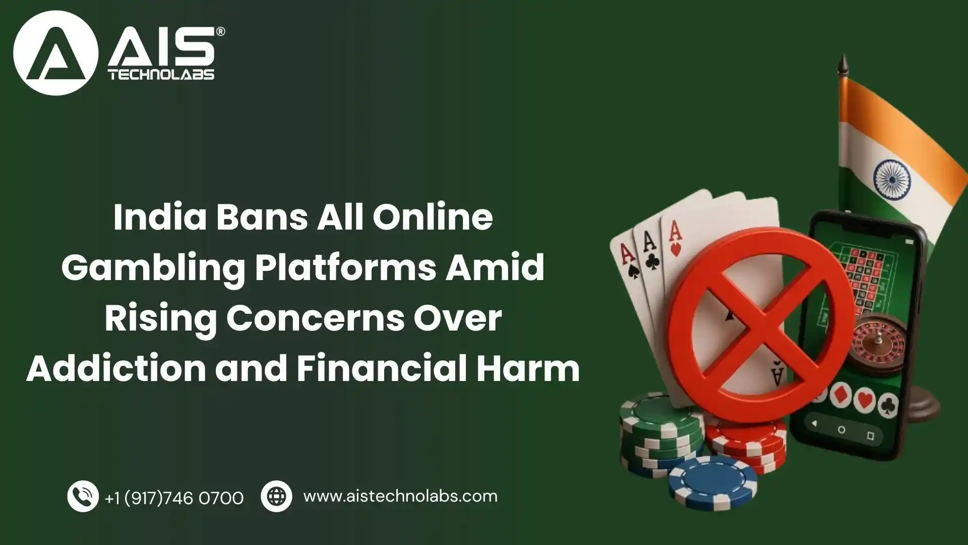 India Bans Online Gambling Amid Addiction &amp; Financial Harm
