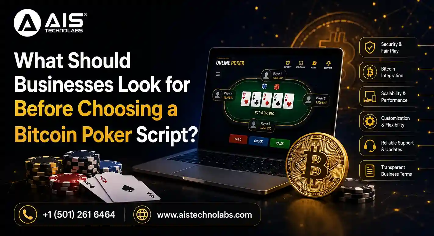 What Should Businesses Look for Before Choosing a Bitcoin Poker Script?