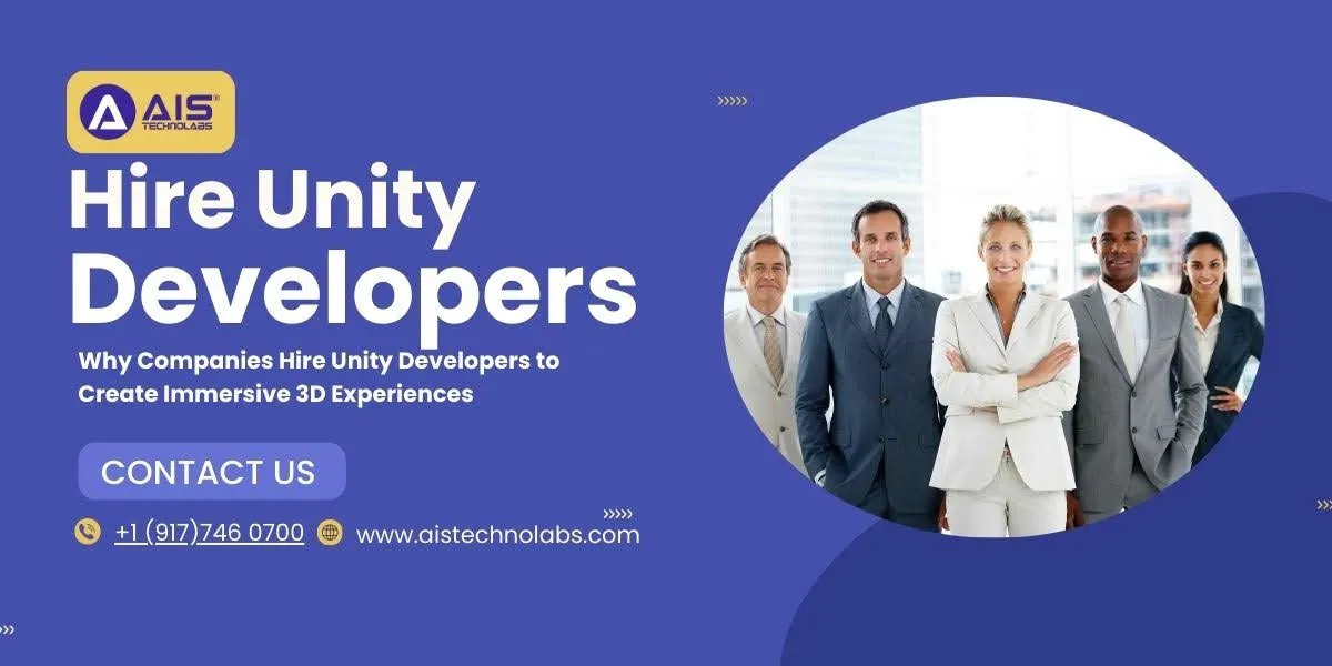 Why Companies Hire Unity Developers to Create Immersive 3D Experiences?