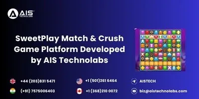sweetplay match & crush game platform developed by ais technolabs