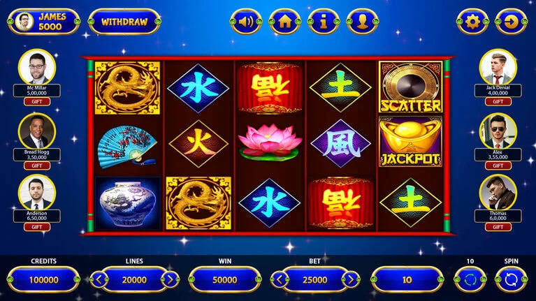 Asian Theme Screen