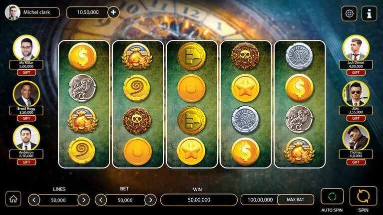 Treasure Theme Screen