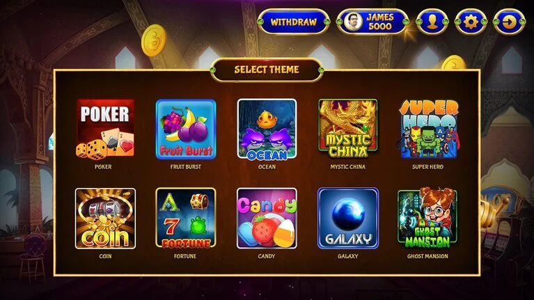 Select Theme Screen