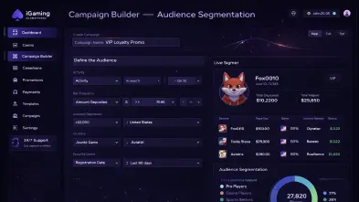 Campaign builder — audience segmentation