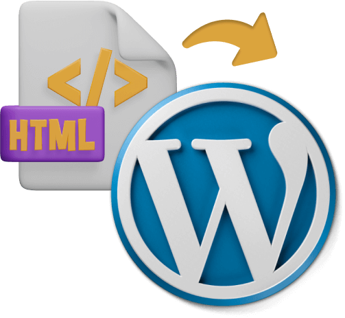 convert html site to wordpress service